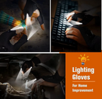 LED Finger Gloves For Hands Illumination For Repairs And Night Work