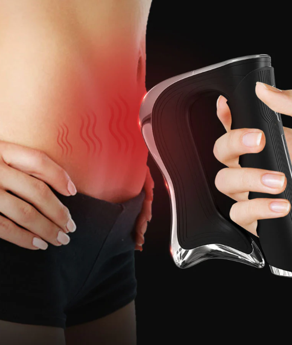 Kas Rahatlaması ve Gevşeme İçin Gua Sha Titreşimli Masaj Bıçağı