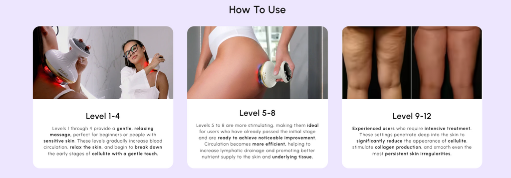 Four-In-One Body Wellness Device With Red Light, Cupping And Stimulation