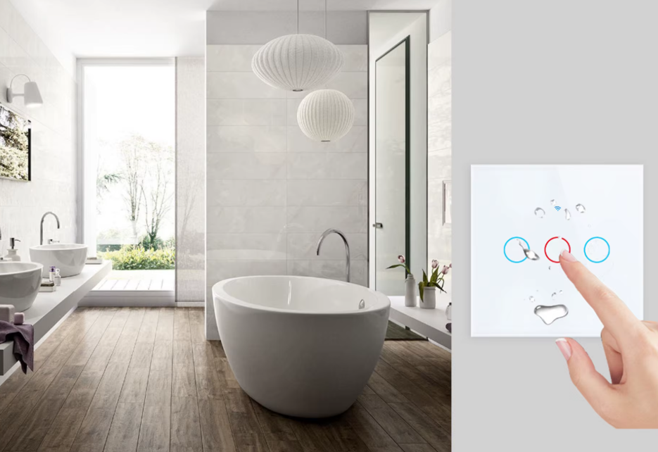 WiFi Smart Touch Light Switch with Alexa and Google Home No Neutral Wi ...