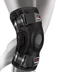 Knee Support Hinged Brace With Copper Stabilizers And Patellar Gel Pad