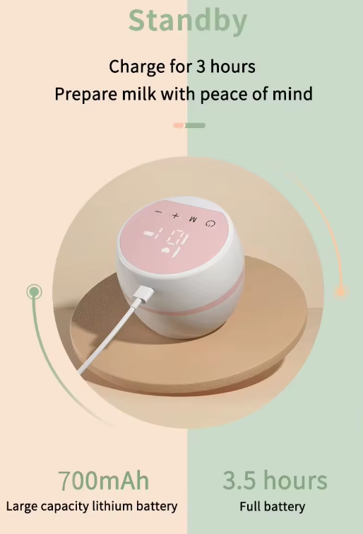 Smart bröstpump med 2-i-1 sug- och lagringssystem