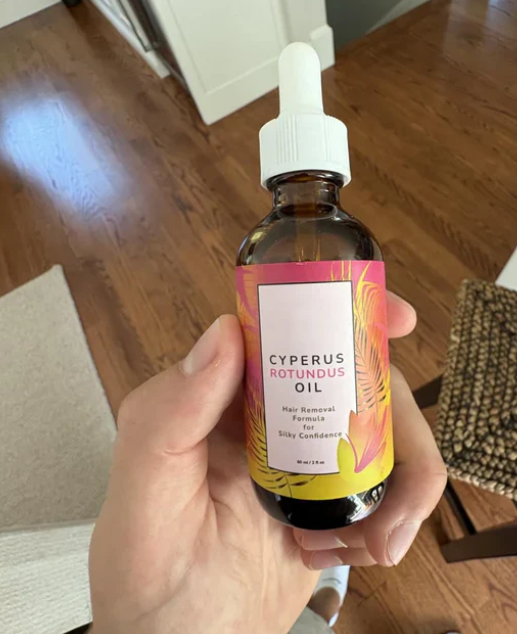 Cyperus rotundus olej pro odstranění chloupků, minimalizátor opětovného růstu 60 ml