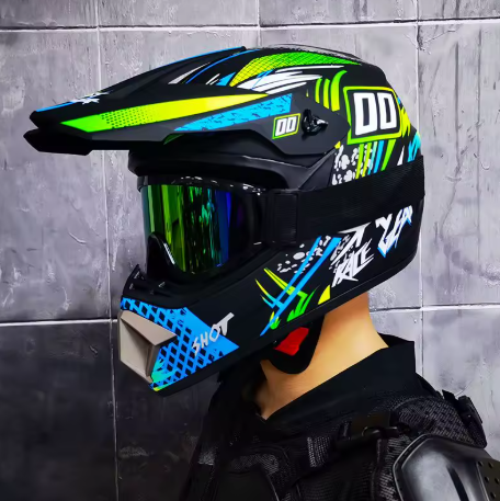 DOT-Certified Youth Motocross Helmet With Goggles Included | petprovac