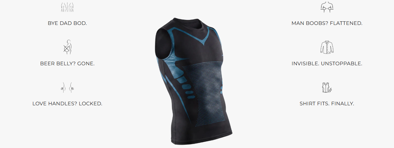 Herren-Ionenform-Tanktop für ein schärferes Aussehen und sofortiges Selbstvertrauen