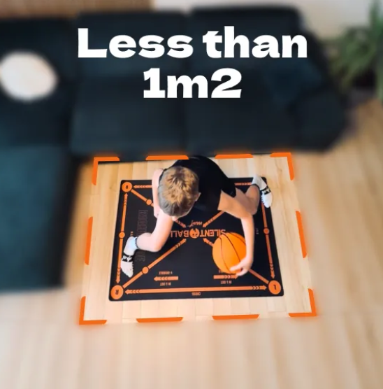 Kit d'entraînement de basketball pour dribble silencieux et pratique du maniement du ballon
