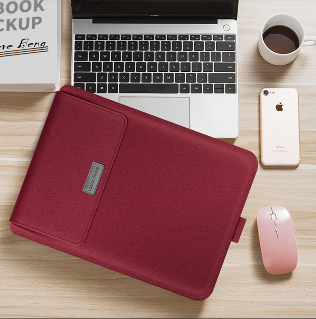 Kirev 4-In-1 Laptop Sleeve With Slim Protective Stand Case
