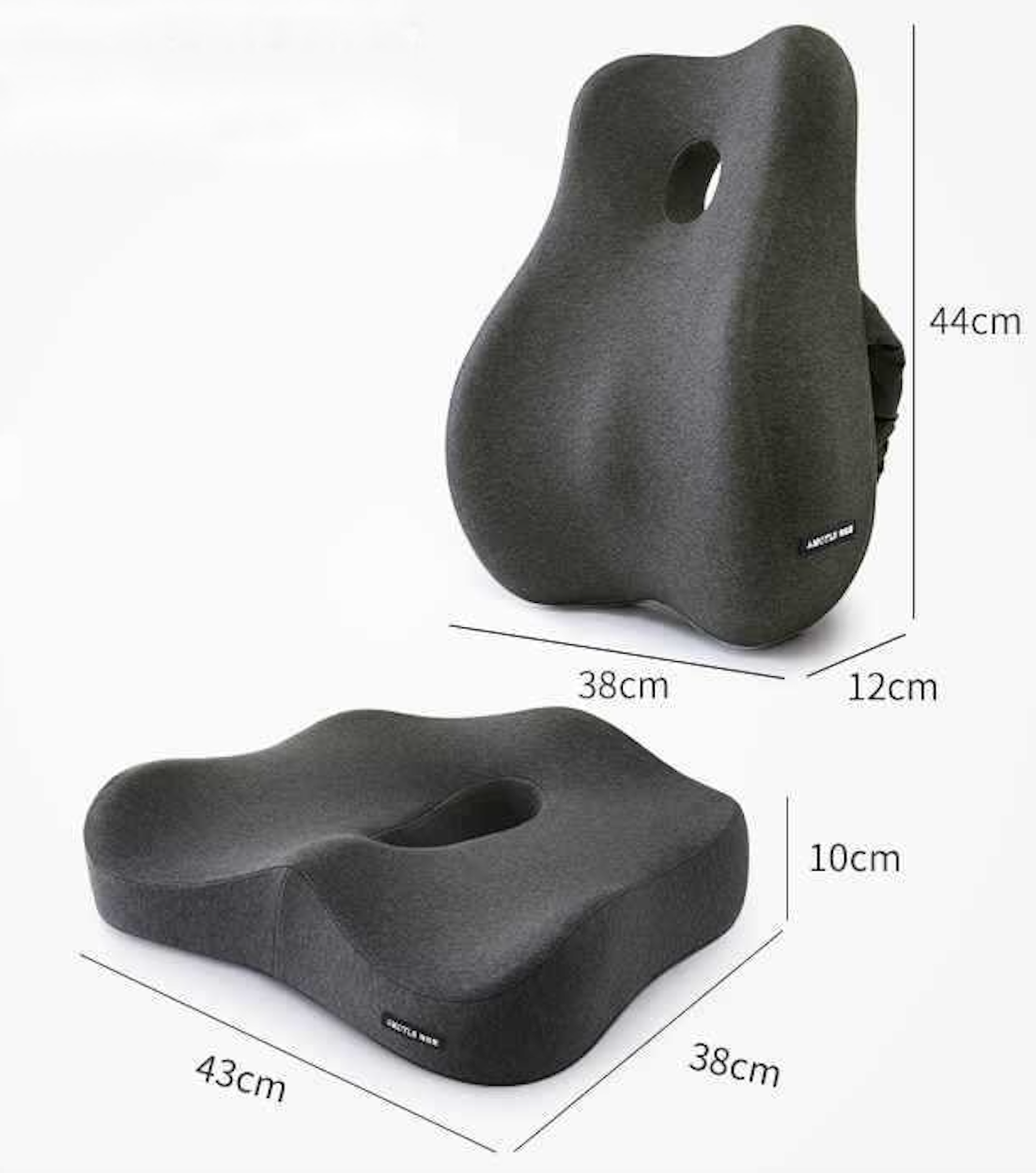 Orthopedic Lumbar Support Memory Foam Chair Cushion For Desk Workers