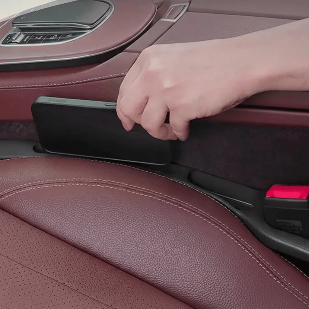 Leder-Auto-Sitzlücken-Organizer zur Aufbewahrung kleiner Gegenstände