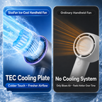 Cool On The Go – Faltbarer Hand- und Halsventilator mit TEC Ice-Cool Platte