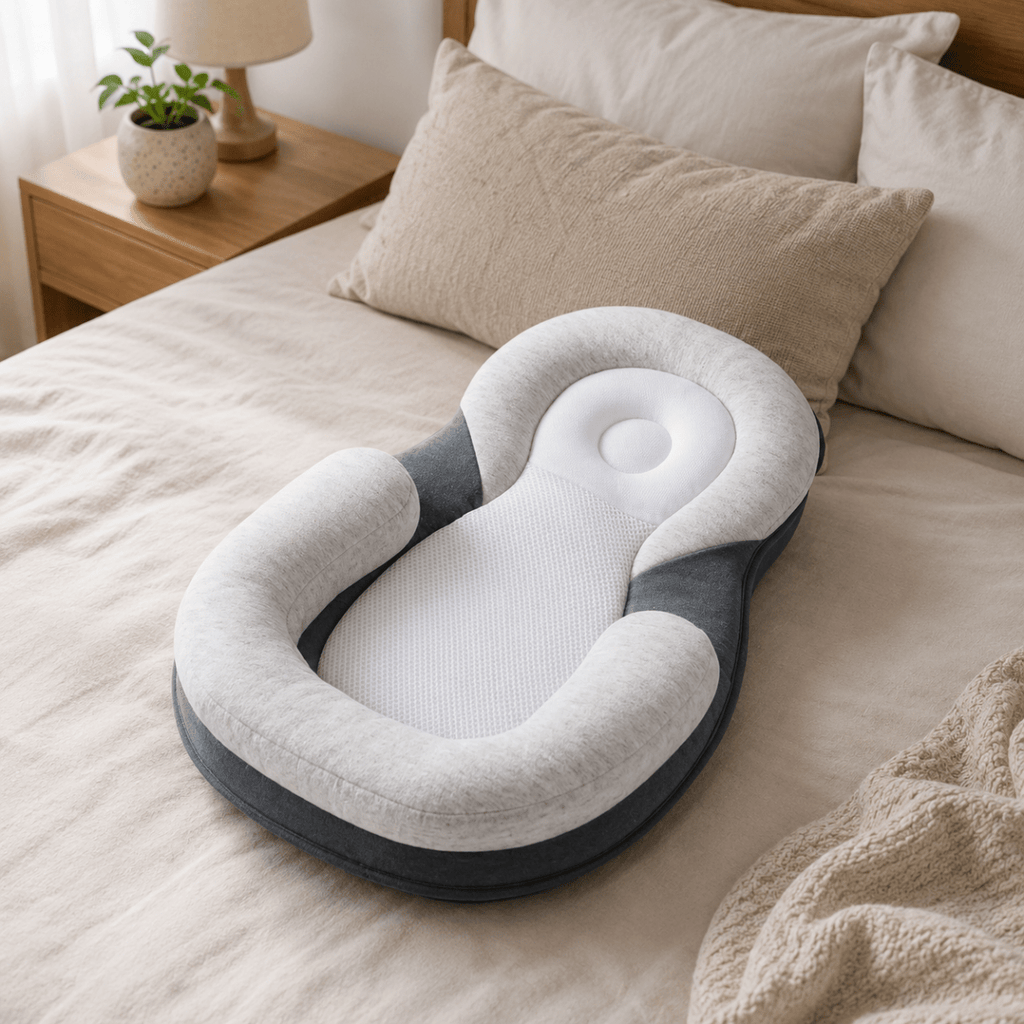 Ergonomic Baby Pillow for Gentle Support & Peaceful Sleep