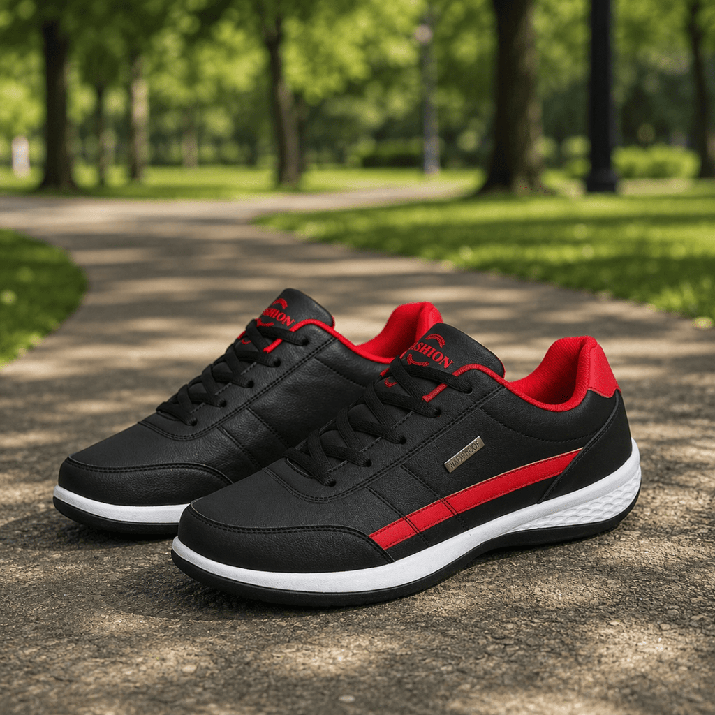 Orthopedic Leather Sneakers for Men with Excellent Comfort & Support