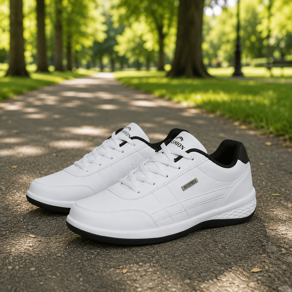 Orthopedic Leather Sneakers for Men with Excellent Comfort & Support