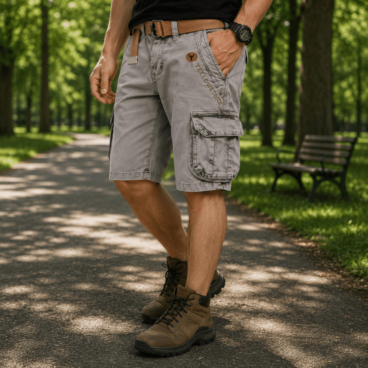 Comfortable Utility Cargo Shorts for Men with Plenty of Storage