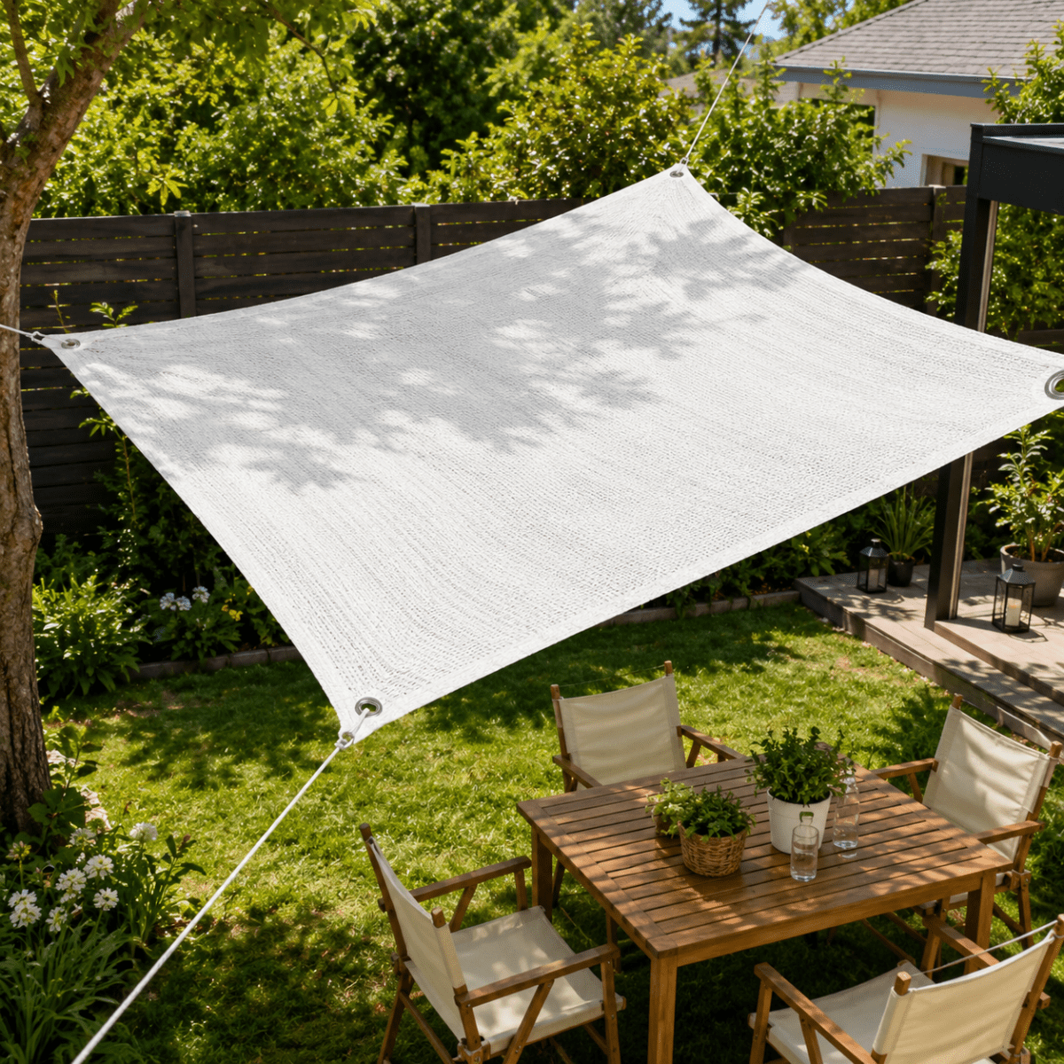 Stínící síť pro terasu, balkon a dvůr