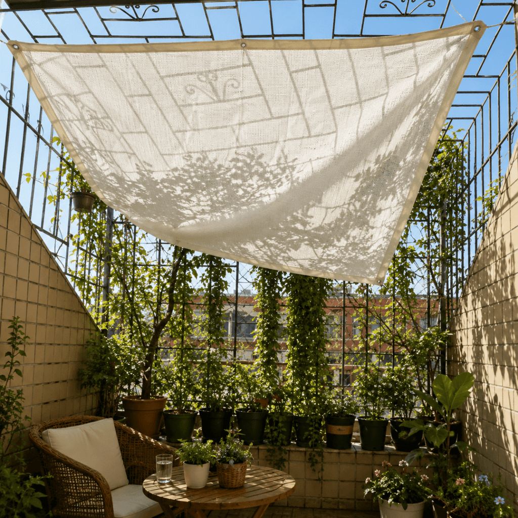 Stínící síť pro terasu, balkon a dvůr