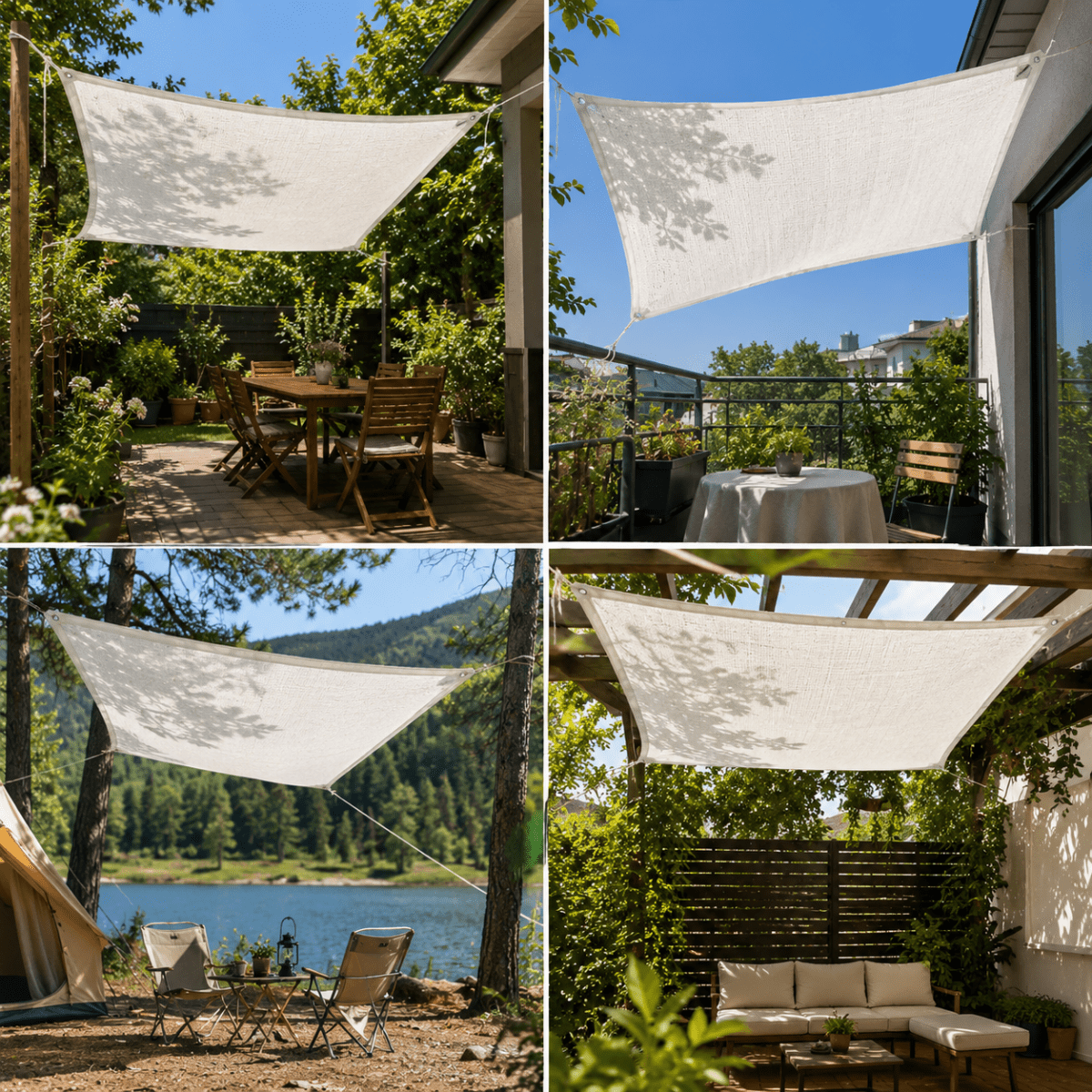 Stínící síť pro terasu, balkon a dvůr