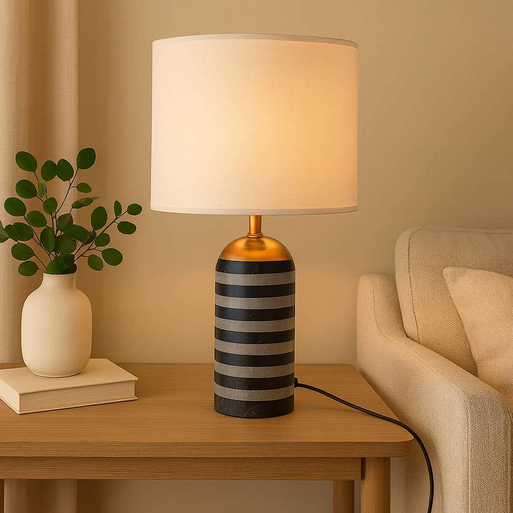 Luxury Marble Table Lamp for Modern Decorative Light