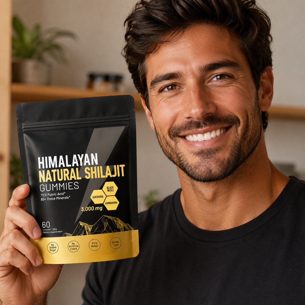 Gumije Himalayene Shilajit pentru Energie, Rezistență și Susținerea Vitalității