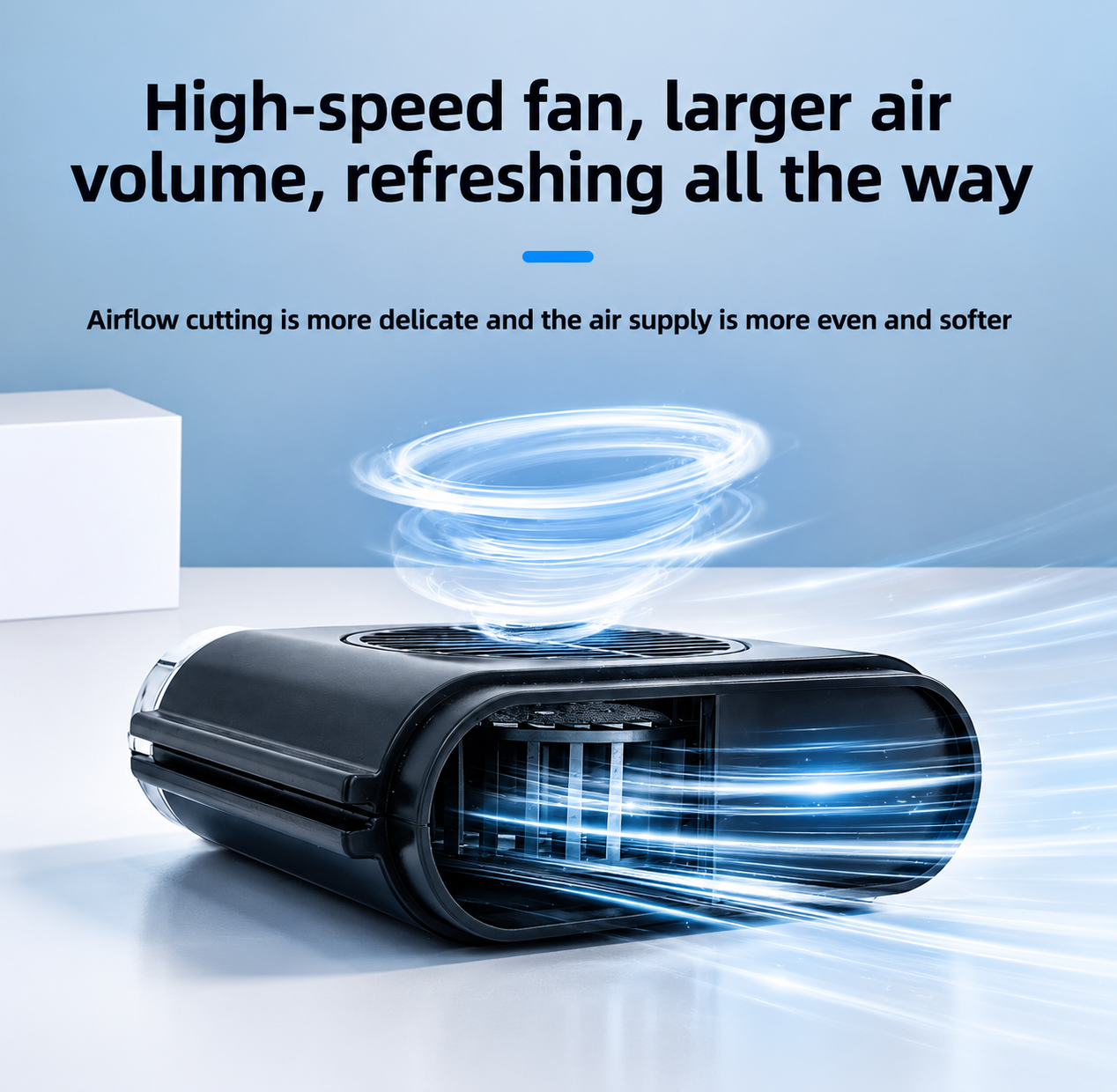 مروحة تبريد تعمل عبر USB لمقاعد السيارة، ثلاث سرعات، راحة مهواة