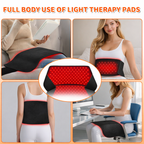 Rood- en Nabij-Infrarood Lichttherapie Pad – 250 LED's, 30W Volledige Lichaam Herstel