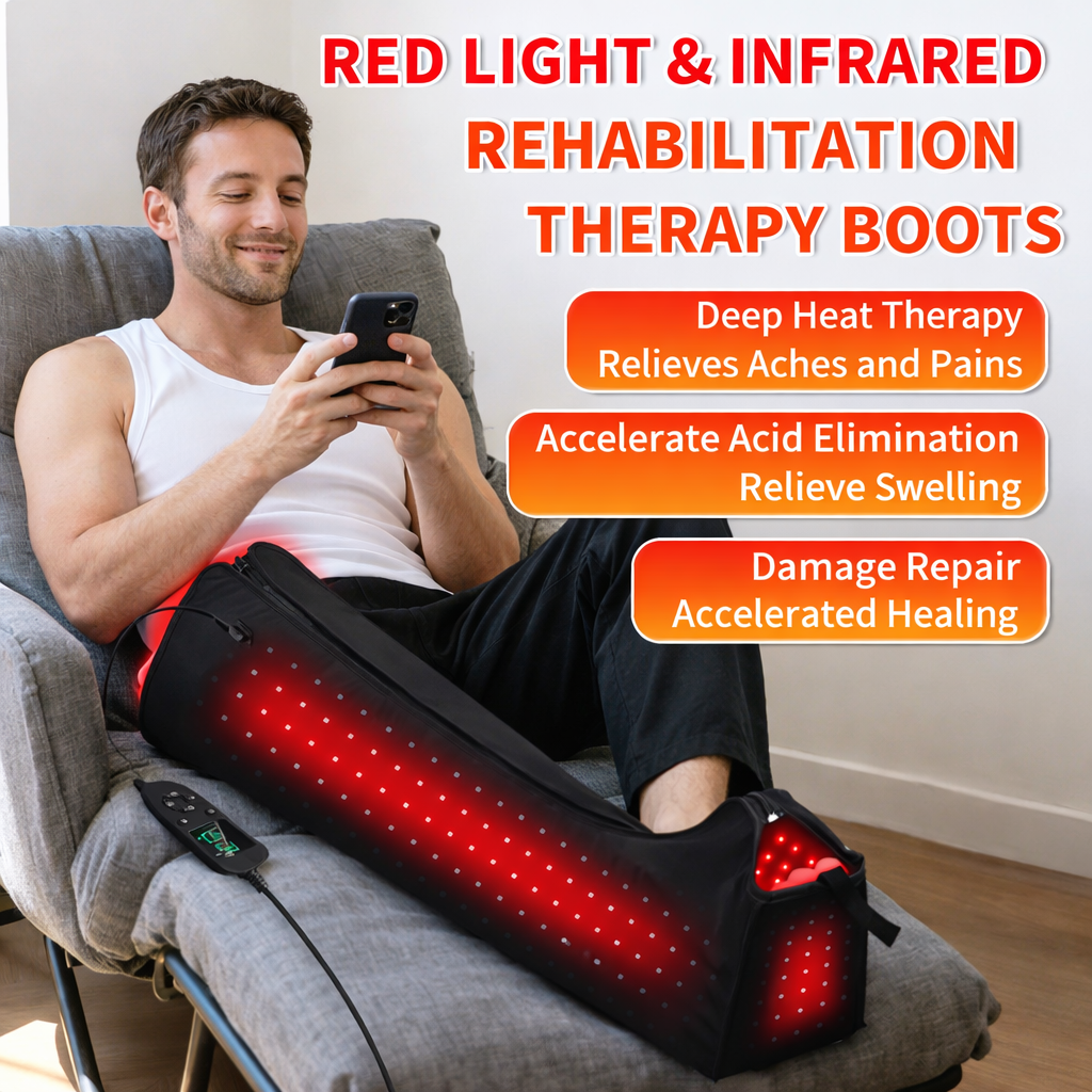 Leg Reset – Full-Leg Red Light Therapy Wrap for Circulation, Comfort & Daily Recovery
