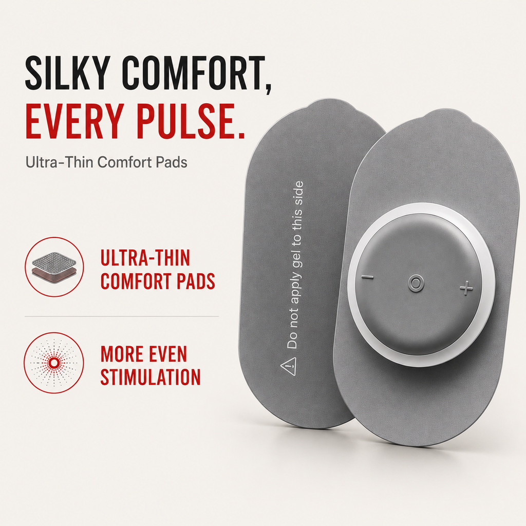Wireless TENS & EMS Unit – Portable Muscle Relief with 6 Modes & 16 Intensity Levels