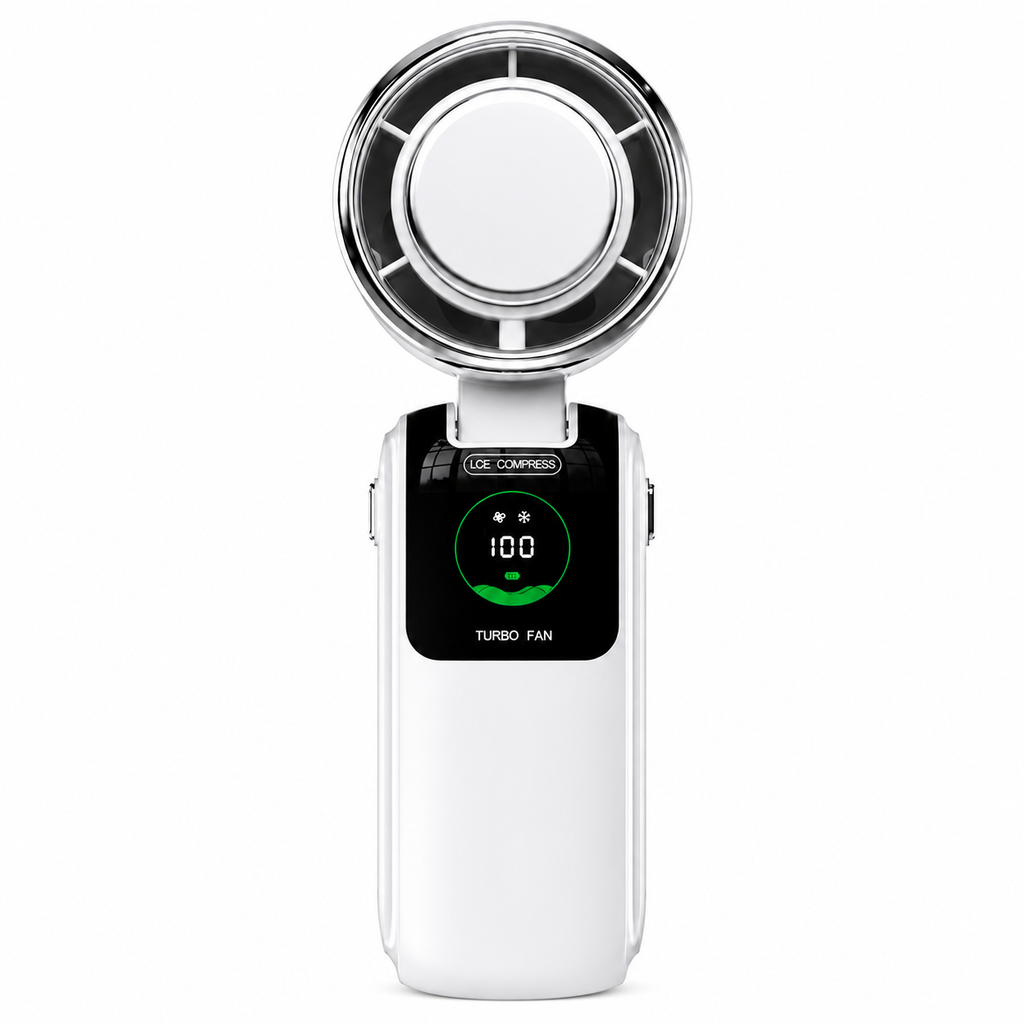Cool On The Go – Faltbarer Hand- und Halsventilator mit TEC Ice-Cool Platte