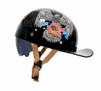 Retro baseballová čepice styl polokabiny s vysouvacím sklem