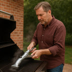 BBQ Steam Cleaning Brush | Ergonomic, Dishwasher Safe & Chemical-Free for Effortless Grill Cleaning