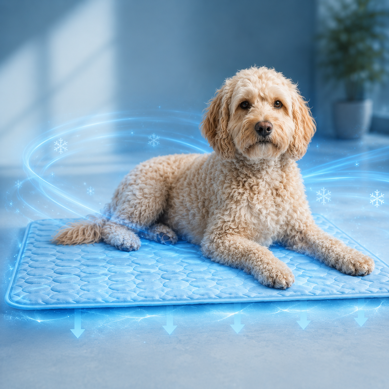 ChillDog önhűtő kutyapárna, nyomásra aktiválódó, áram nélkül, beltéri és kültéri használatra