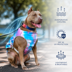 Hundekühlweste mit UV-Schutz, atmungsaktiv und leicht für alle Rassen S-XXL