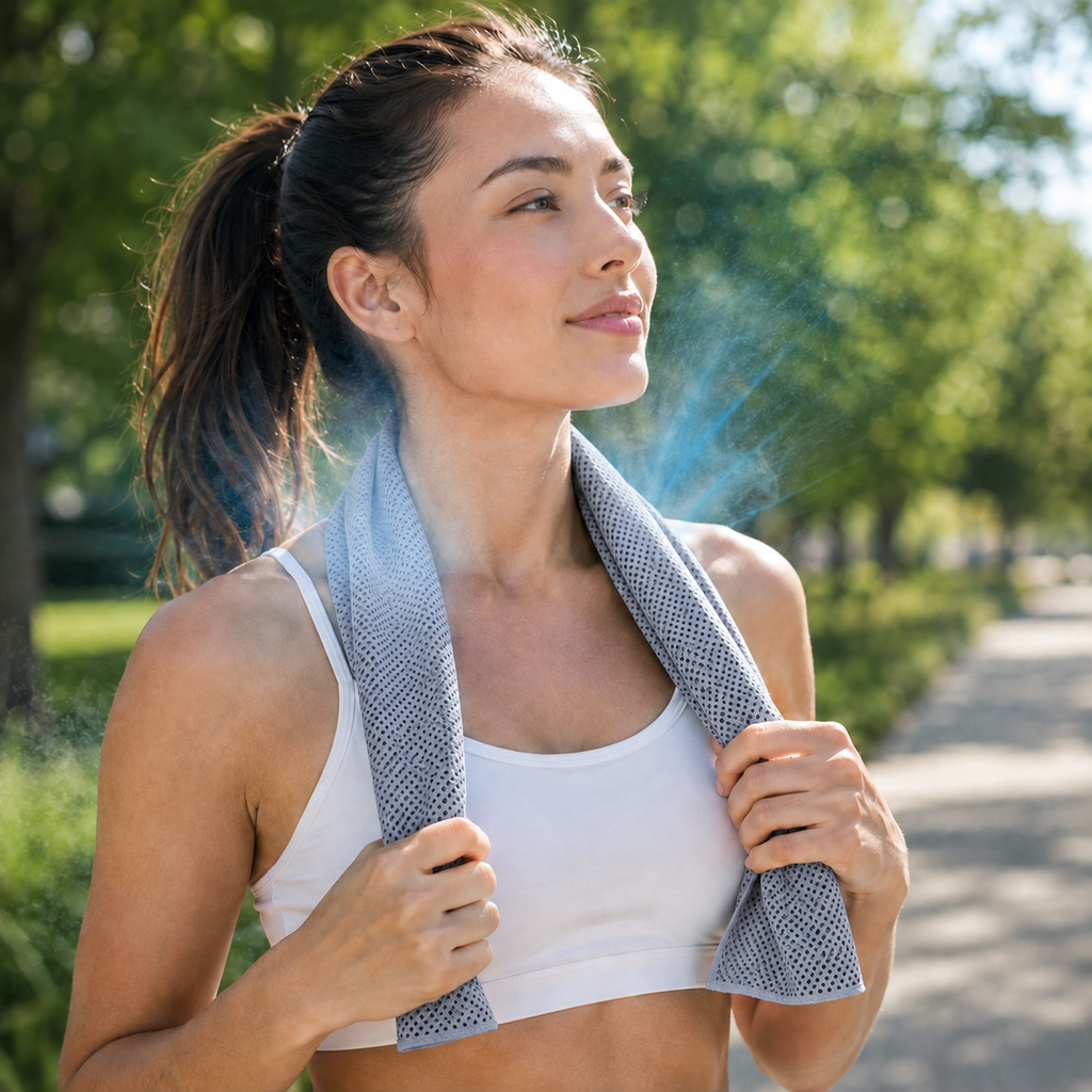 ChillWrap Kühlendes Handtuch für den Nacken – Für Sport und den Außenbereich