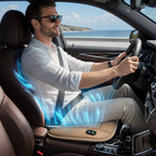 وسادة تبريد مقعد السيارة VentSeat مع مروحة USB لتخفيف الحرارة