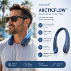 ArcticFlow kaulatuuletin kannettava ladattava 4000mAh kädet vapaana henkilökohtainen viilennys matkalle