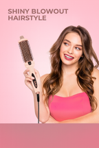 IonGlow 3-in-1 Thermal Brush | Negative Ion Blowouts, Waves & Frizz-Free Shine