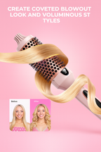 IonGlow 3-in-1 Thermal Brush | Negative Ion Blowouts, Waves & Frizz-Free Shine