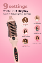 IonGlow 3-in-1 Thermal Brush | Negative Ion Blowouts, Waves & Frizz-Free Shine