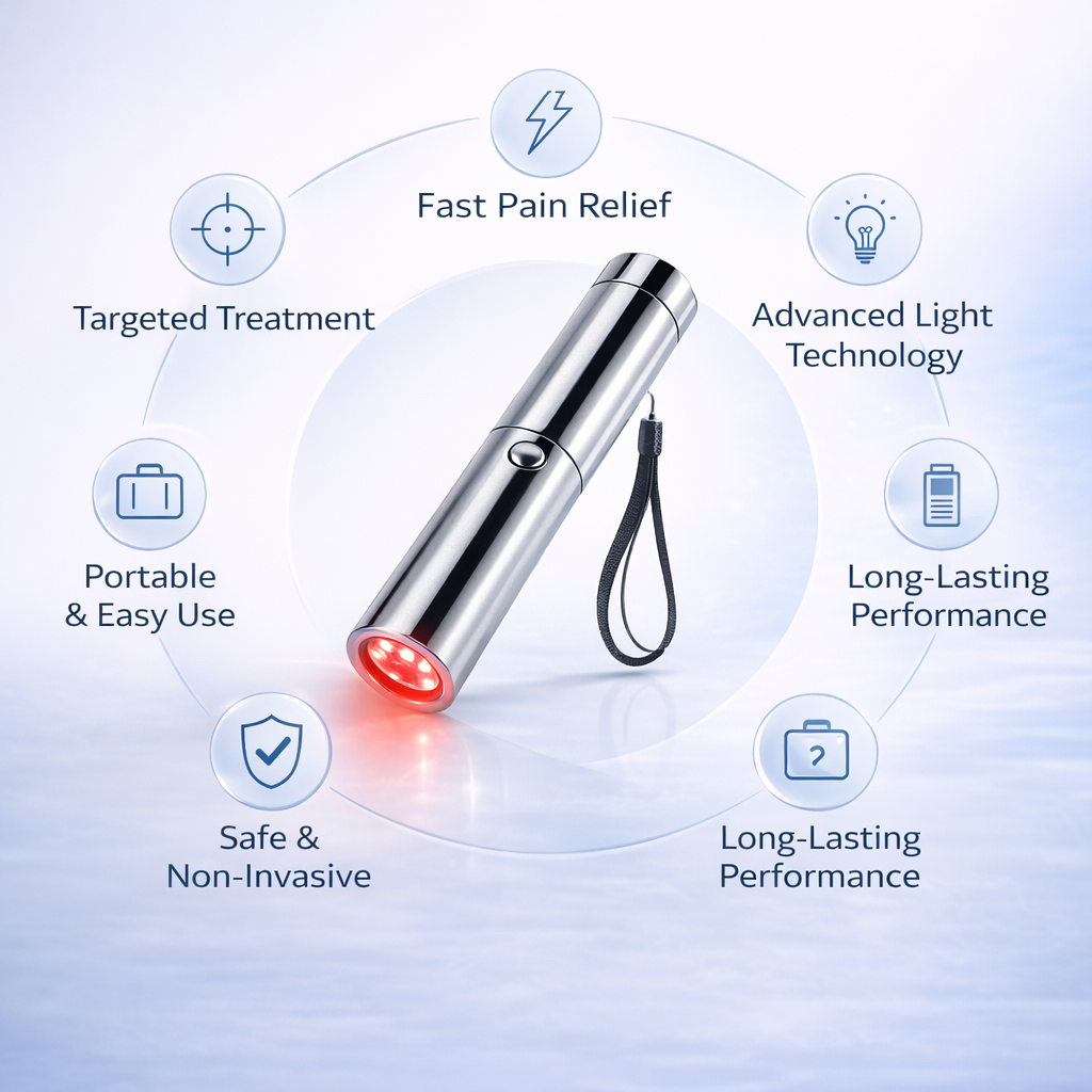Targeted Red Light Therapy Device for Muscle and Joint Comfort Daily U ...