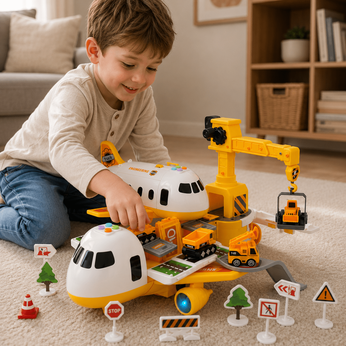 Adventure Airplane Playset for Exciting Missions & Creative Fun