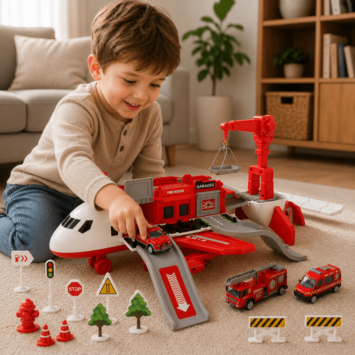 Adventure Airplane Playset for Exciting Missions & Creative Fun