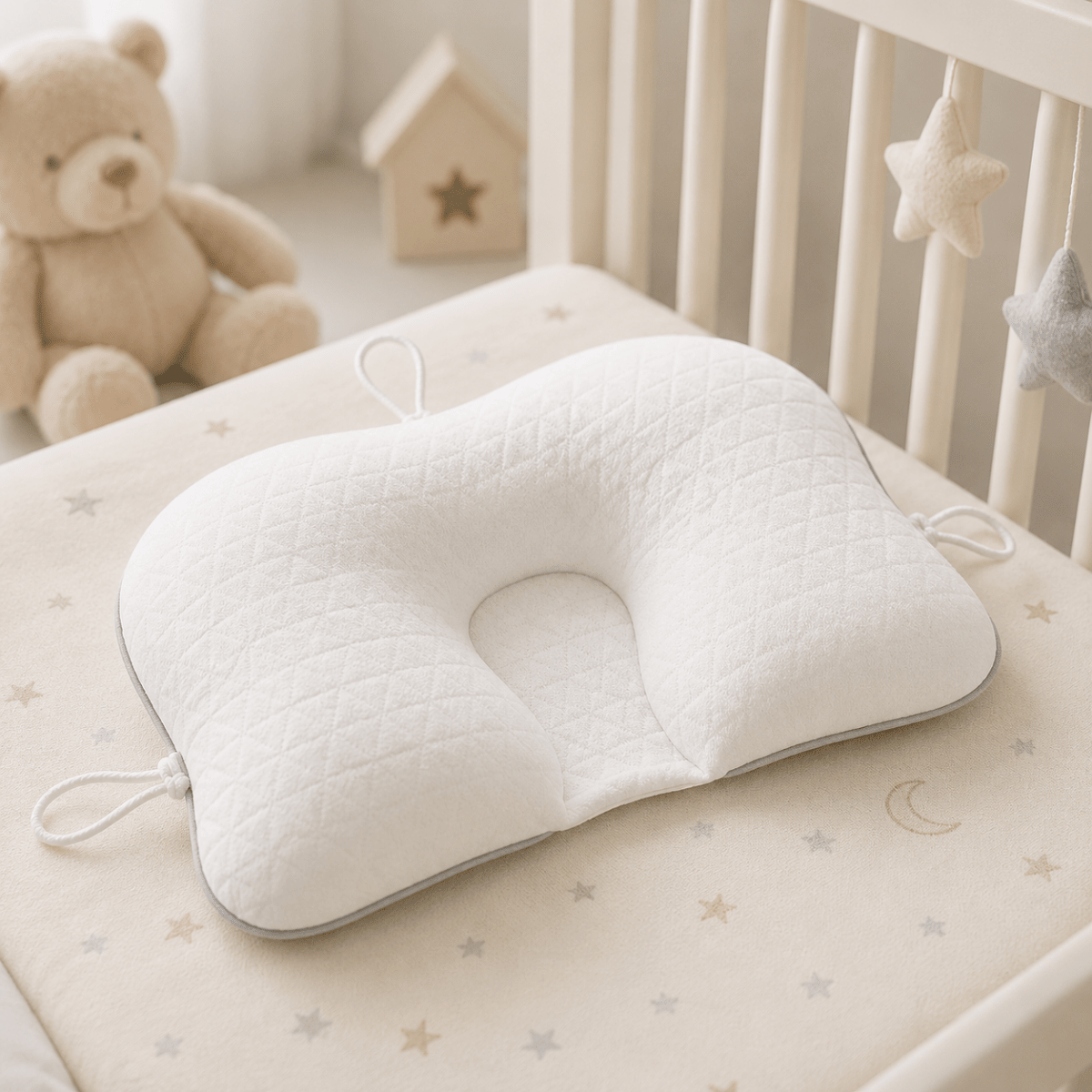 Ergonomic Baby Pillow for Balanced Comfort & Gentle Positioning