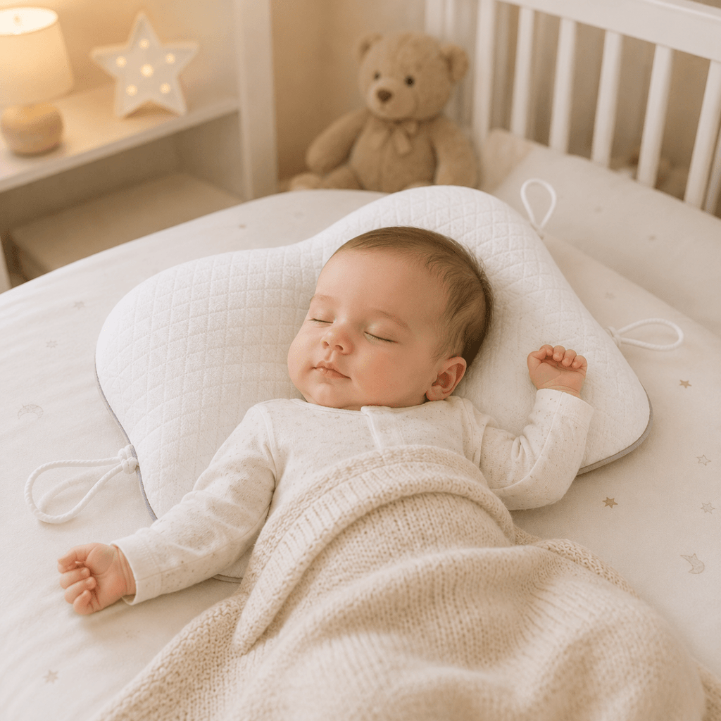 Ergonomic Baby Pillow for Balanced Comfort & Gentle Positioning