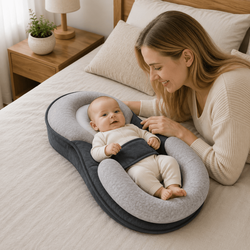 Ergonomic Baby Pillow for Gentle Support & Peaceful Sleep