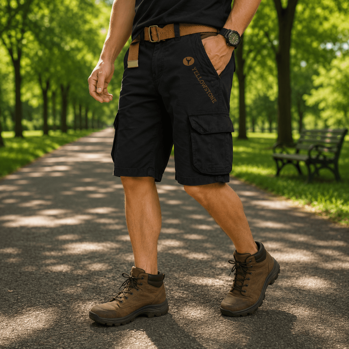 Comfortable Utility Cargo Shorts for Men with Plenty of Storage