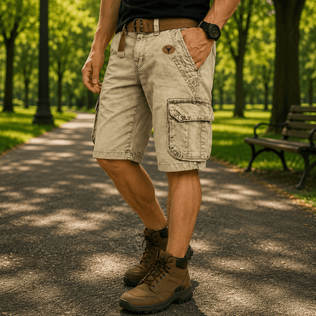 Comfortable Utility Cargo Shorts for Men with Plenty of Storage