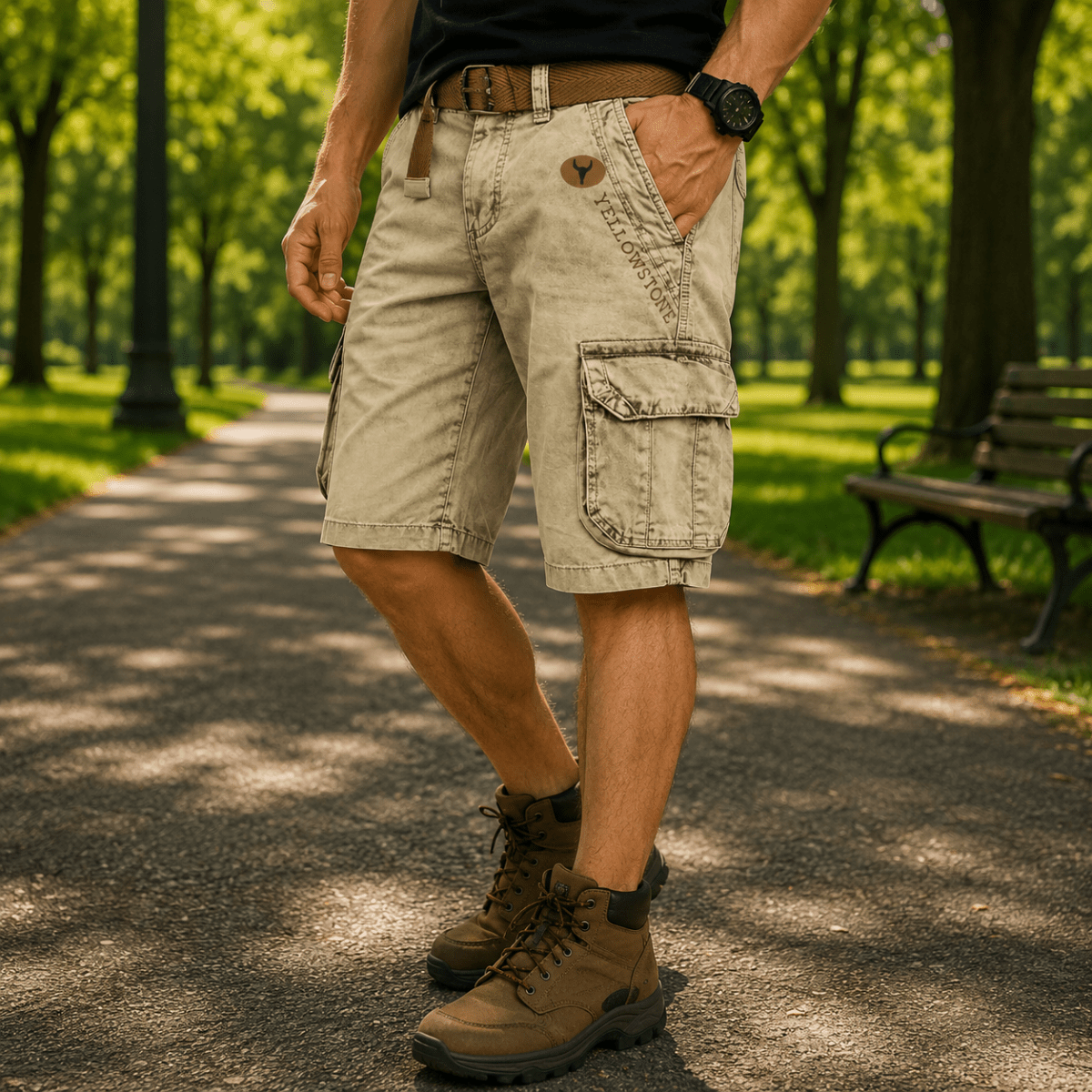 Comfortable Utility Cargo Shorts for Men with Plenty of Storage