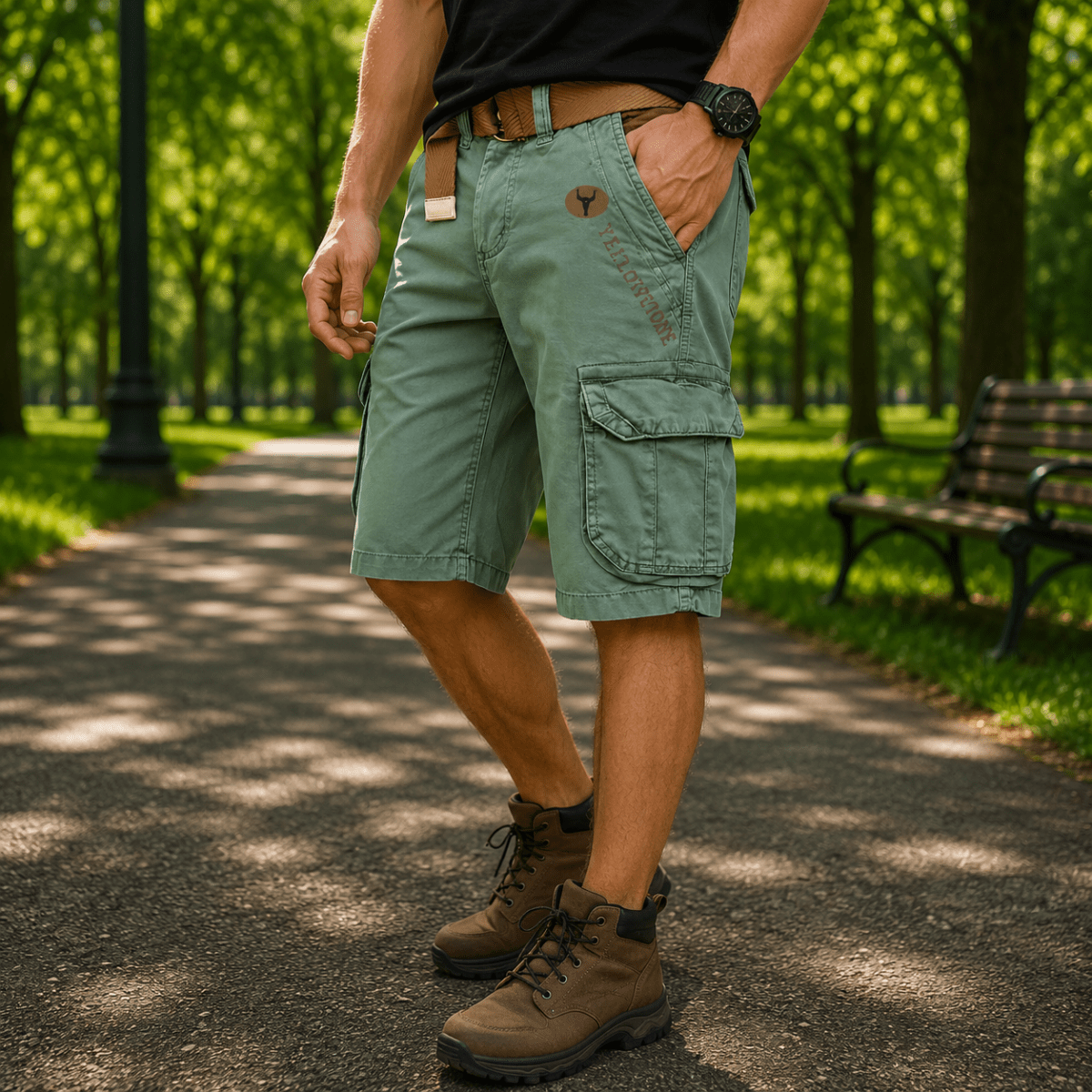Comfortable Utility Cargo Shorts for Men with Plenty of Storage