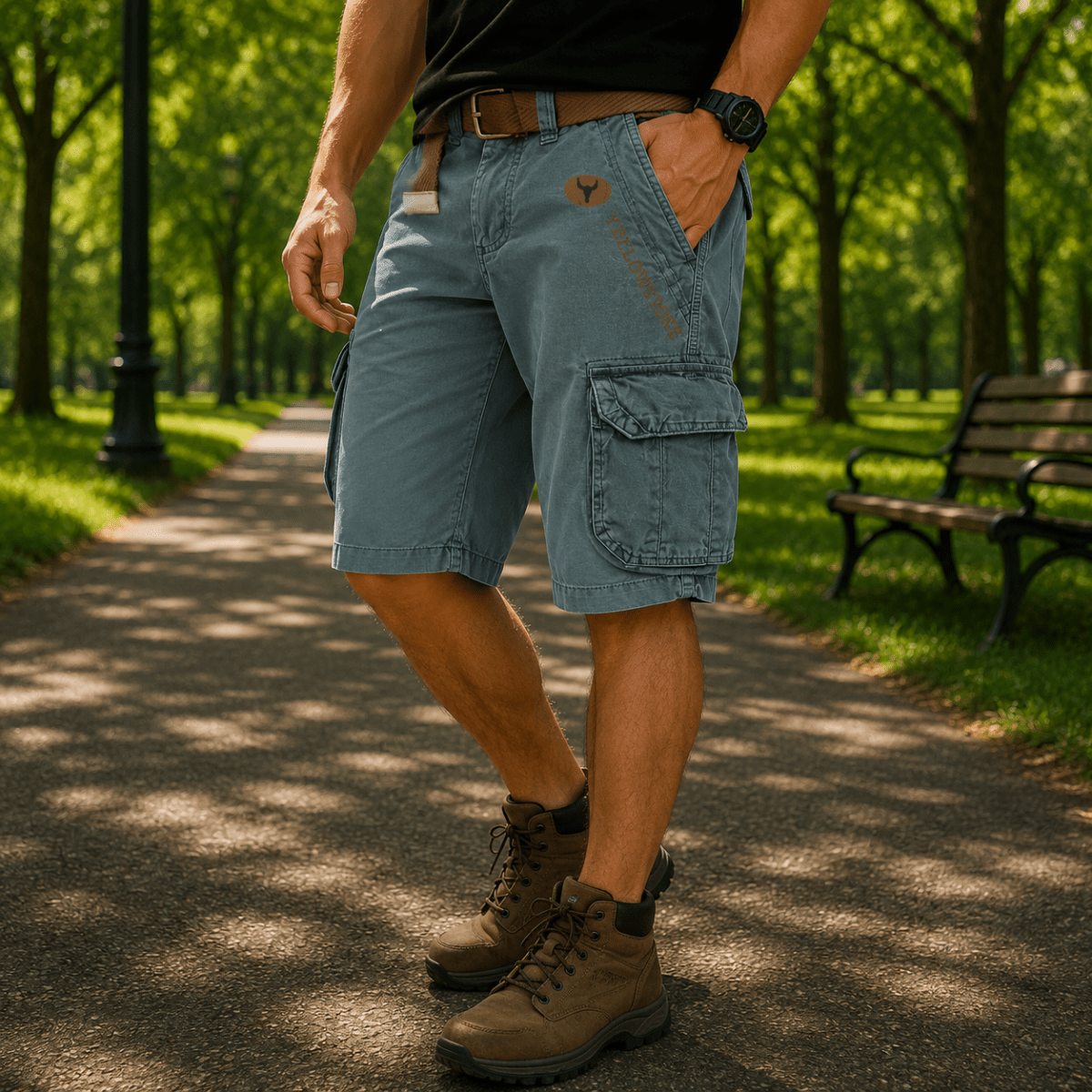 Comfortable Utility Cargo Shorts for Men with Plenty of Storage