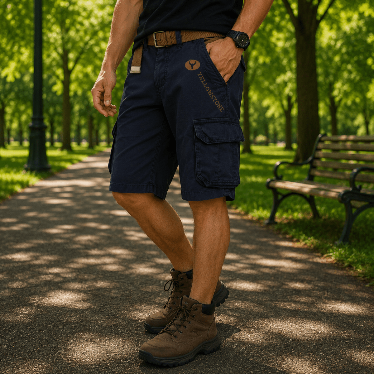Comfortable Utility Cargo Shorts for Men with Plenty of Storage